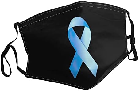 A conscientização do câncer de próstata Day Washable_Mask unissex Face Bandana para adultos reutilizáveis ​​bocais que cobrem