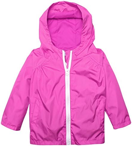 Arshiner garotos meninas com capuz Jackets de chuva de chuva impermeabilizados quebra -vento compactáveis ​​para crianças de jaquetas leves