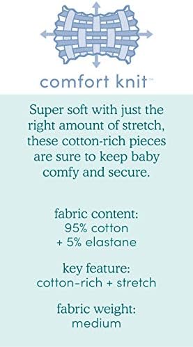 ADEN + ANais Comfort Knit Baby Swaddle Planta para menino e garoto recém -nascido, algodão super macio com spandex,