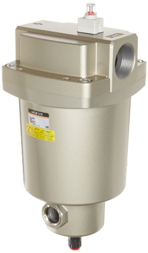 SMC Aff11C-N06D-T Filtro de ar principal da linha principal, remove óleo, água, partículas, dreno automático float, 3 mícrons,