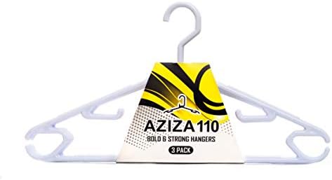 Aziza 110 Qualidade premium e Ultimate Salwing Saving Special Adult Hangers, projetados em cores ousadas