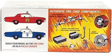 AMT 1970 Chevy Impala Chefe de Bombeiros 1:25 Scale Model Kit