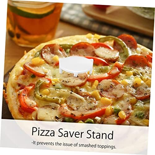 Doitool 300pcs Pizza Stand Desk Protector Branco Pizza em caixa fixa Pizza Fixed Stand Pizza Tripé Pizza Display Pizza