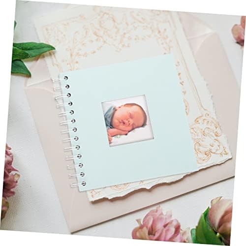 Exceart Photo Album Memorial Book Mini Child Specialty Paper Blue Sky-Blue