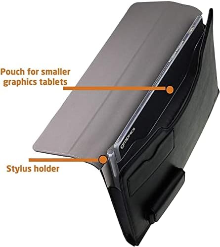 Broonel Leather Graphics Tablet Folio Case - Compatível com papel Wacom Intuos Pro