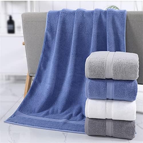 Toalhas de banheiro de algodão de 2 peças para homens e mulheres com toalha de banho macia absorvente e seca rápida
