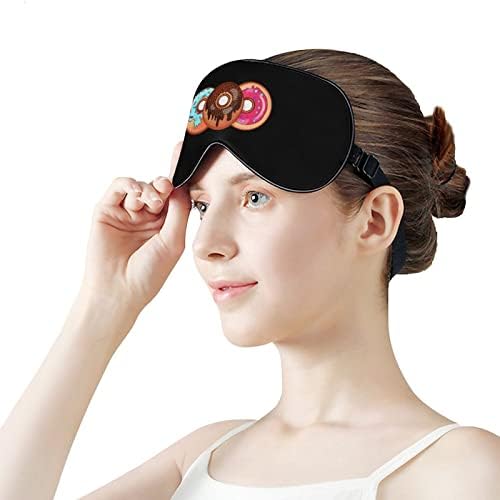 Máscaras de olho macias e fofas com cinta ajustável confortável para dormir para dormir