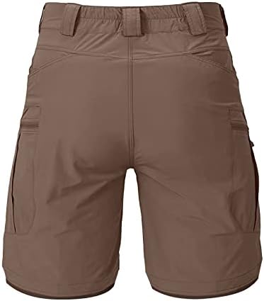 Shorts militares masculinos de wenkomg1 bolsões de estilo retrô de estilo de estilo retro de estilo de trabalho casual