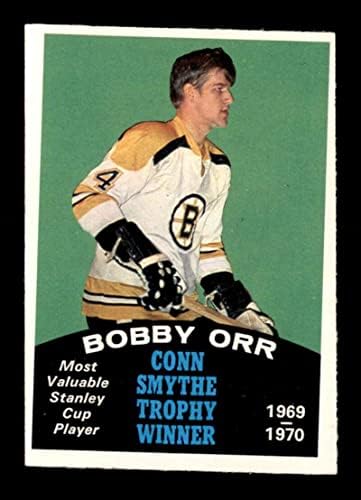 Sports Memorabilia #252 Bobby Orr Smythe Trophy Hof - 1970 O -Pee -Chee Hockey Cards classificados Ex+ - Cartões de hóquei não assinados