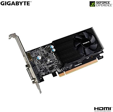 Gigabyte geForce GT 1030 GV-N1030D5-2GL LOW PERFILO 2G CARCA DE COMPUTADICA DE COMPUTADOR