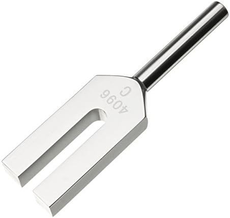 Yutool Tuning Fork, 4096Hz Aluminium Musical Tuning Fork Instrument para curar ferramentas de terapia de vibração sonora
