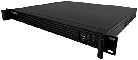 Chassi de servidor 1U - estojo de computador de montagem de rack de 19 polegadas ou montagem frontal no rack 2x 3.5 hdd bay tupavco