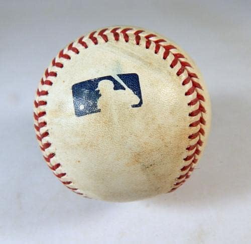 2021 New York Mets Marlin Game usou beisebol Marcus Stroman K Bryan Dela Cruz So - Game usado Baseballs
