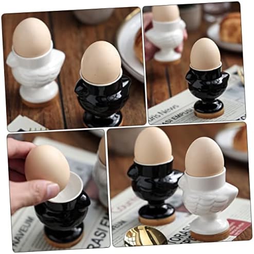 Recipientes de bandeja de ovo de ovo de páscoa de sewacc ovos de cerâmica Ovos de ornamento porcelana Porcelana