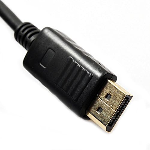 Axgear DisplayPort DP para HDMI masculino para masculino Conversor de adaptador de cabo de cabo de porta de exibição 6F