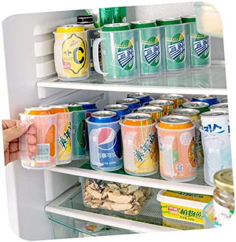 Caixa de armazenamento de plástico CABILOCK Caixa de armazenamento de plástico seção de geladeira pode organizador de armazenamento