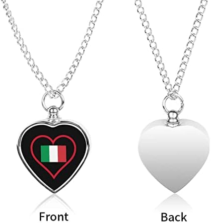 I Love Italian Red Heart Heart Pet Colar
