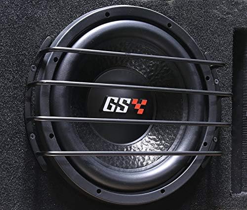 GS Power 10 polegadas grade de barra para subwoofer e alto -falante em acabamento cromado de prata ou preto fosco. Também disponível