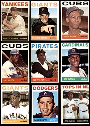 1964 Topps Baseball Complete Conjunto VG+