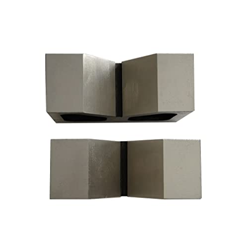 4 OAL Aço V-Blocks/4 x 2-1/4 x 2-5/8 Parreno de par de blocos em V de ferro fundido