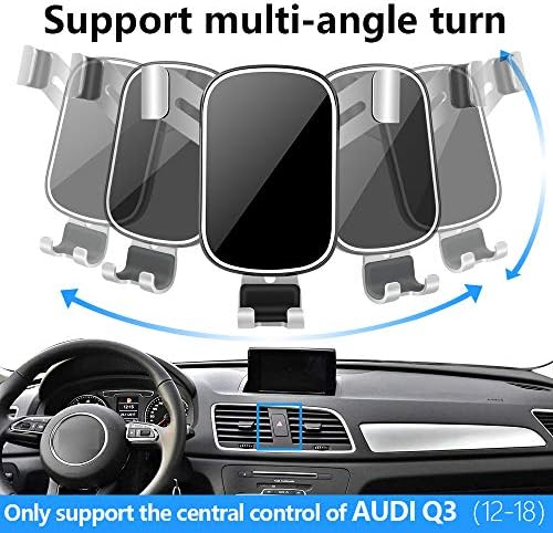 Porto de telefone de carro Lunqin Must para 2012-2018 Audi Q3 [grandes telefones com amigável de casos] Acessórios automáticos