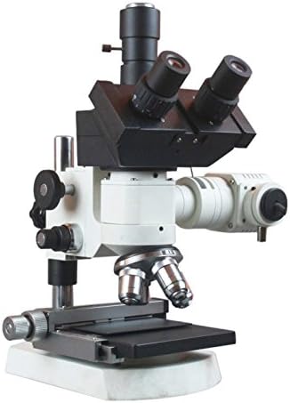Radical 2000x seco de aço trinocular seco Laboratório de alumínio Microscópio de luz refletida metalúrgica com estágio XY