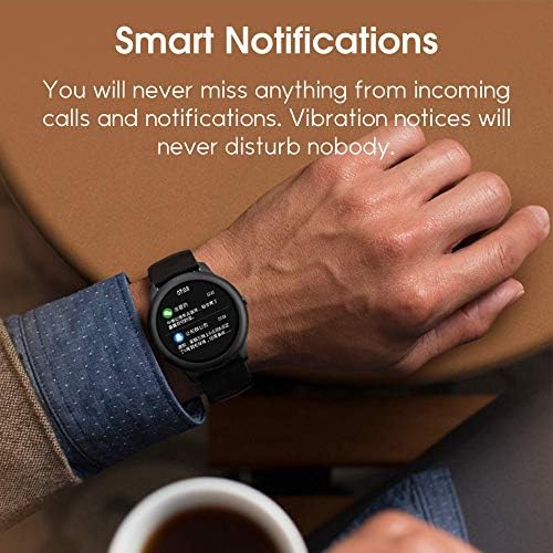 Haylou Solar Smart Watch for Apple iOS iPhone e telefone Android para homens e mulheres, rastreador de saúde e fitness smartwatch com monitor de freqüência cardíaca, LS05, 46mm Xiaomi YouPin Global Version