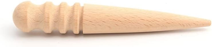 Ótimo de madeira de couro de madeira redonda borda lenta de couro artesanal suprimentos de polimento escorregadio profissional perfeito