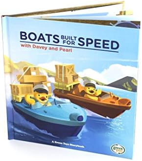 Green Toys RV Camper Set & Boats Construído para Speed ​​Storybook