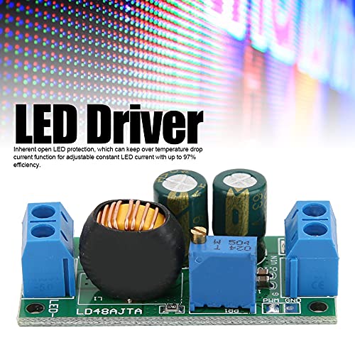 Conversor atual do regulador PWM, Proteção de LED de LED da placa de motorista LED 1-3A 72W DC 6-50V para produtos domésticos para