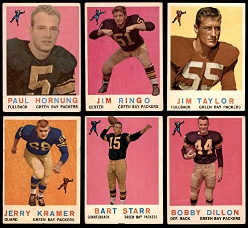 1959 Topps Green Bay Packers Team Set Green Bay Packers GD+ Packers