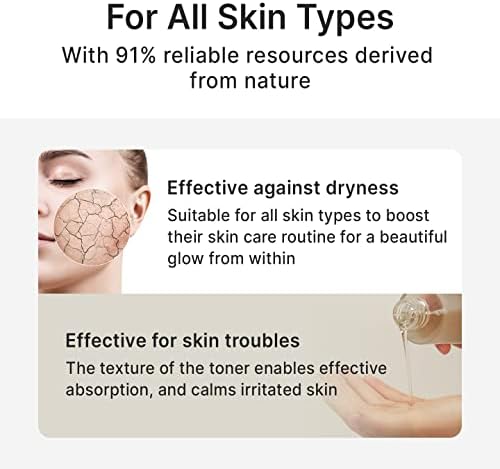 Toner facial de brilho natural de Simplyo | 83% de extrato de espinheiro do mar | Coreia Skincare, vegano, para pele sensível, 4,7