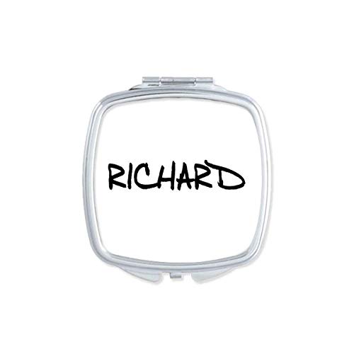 Nome de inglês especial Nome em inglês Richard Mirror Portátil Compact Pocket Maquia