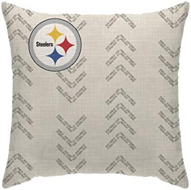 PEGASUS Sports Licensou oficialmente NFL Wordmark Decorative Pillow, 18 x 18