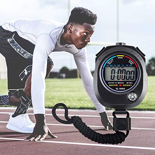 Kingl Digital Stopwatch Timer - Timer de intervalo com tela grande