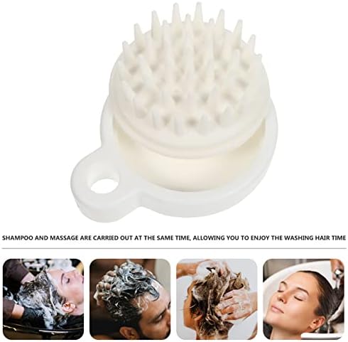 Massag dos massagores manuais do doitool massagem com escova de cabelo de cabelo: cuidar de areia de areia de silicone de