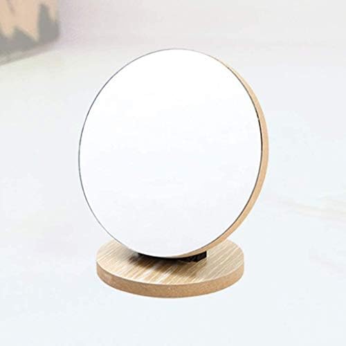 Espelho de maquiagem de mesa de Douba com suporte profissional espelho rotação dobrável profissional espelho de mesa de mesa para quarto para quarto molho de banheiro lady home salon