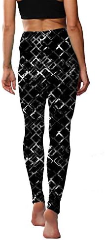 Leggings Svoner Vaner para mulheres Impresso a cintura alta Ultra Soft Yoga Pants Comfortável Moda de Moda -Rereg/Plus -150+Colors
