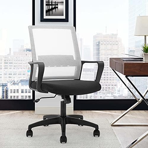 Presidente do escritório Ergonomic Desk-tarefa Cadeira de malha Cadeira de computador Mid-Mesh Mesh Home Office Cadeira Glombo