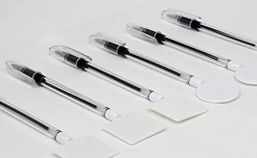 Eixo redondo Borracha de caneta de esfero transparente com placa redonda t22-m-tk37pra-100rd pacote de 100