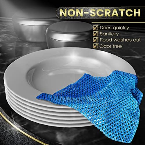 Labadores de pratos sem arranhões para pratos de limpeza - esponja de cozinha reutilizável - Substitua esponjas para