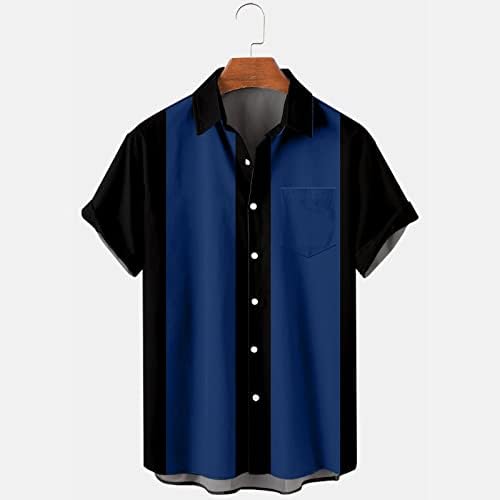 Camisas havaianas masculinas Button tropical casual para baixo camisetas espalhadas Collar Beach Aloha camisas de festa de designer de designers tops