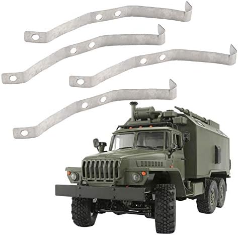 Tgoon Choque Absorvedor, Absorção de choque Suspensão da mola RC Acessórios de peças Material de metal para caminhão militar RC Toy WPL 1/16