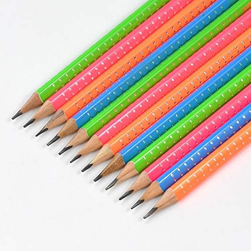 Lápis de garra do Weibo Bear - gordos, grossos, fortes e triangulares, lápis, grafite, chumbo de HB com borracha - adequado para crianças,