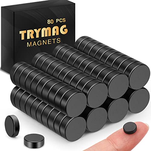 TryMag 18x3mm 20pcs ímãs de cerâmica pacote com 80 pcs fortes ímãs de terras raras fortes