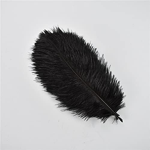 20 PCs Feathers de faisão preto para artesanato decoração de festa de casamento galo de ganso de penas de penas diy