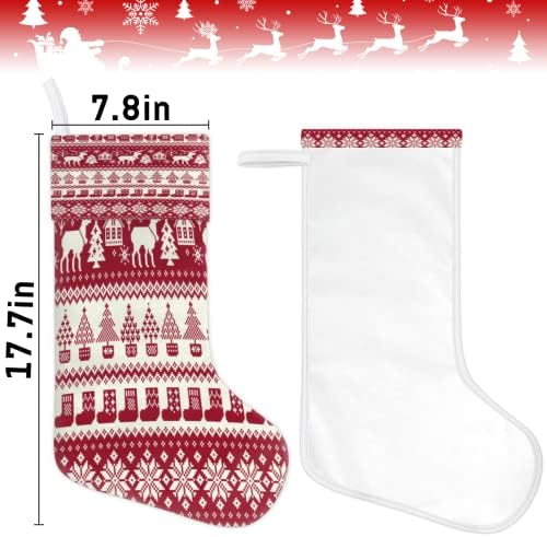 Bardic Feliz Natal 1 Pacote de Natal Meia, veados de Natal Snowflake Super Soft Natal meias de veludo meias penduradas para escadas Decoração de festa em casa lareira