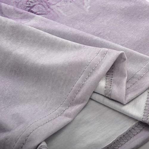 Garotas Fall Summer Cotton Top Manva curta 2023 Roupas Moda V Neck Graphic Blouse Casual Tshirt para feminino 3V 3V