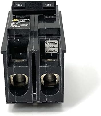 Schneider Electric 120/240-Volt 125-AM HOM2125 DICIDO DE MINIATURA 120/240V 125A, Black