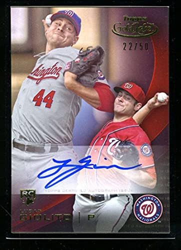 Lucas Giolito Topps Gold Label 22/50 Autograph Nationals